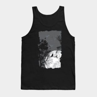 Moonlit crows Tank Top